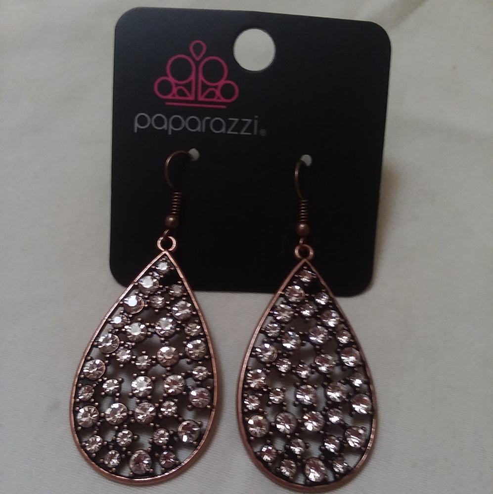 Call me Ms. Universe copper earrings